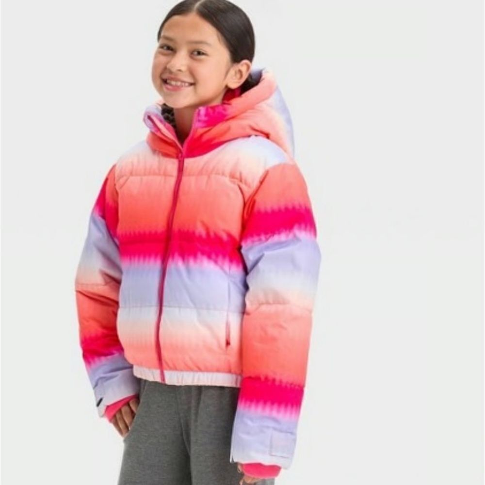 All In Motion Girls Puffer Jacket Size 6/7